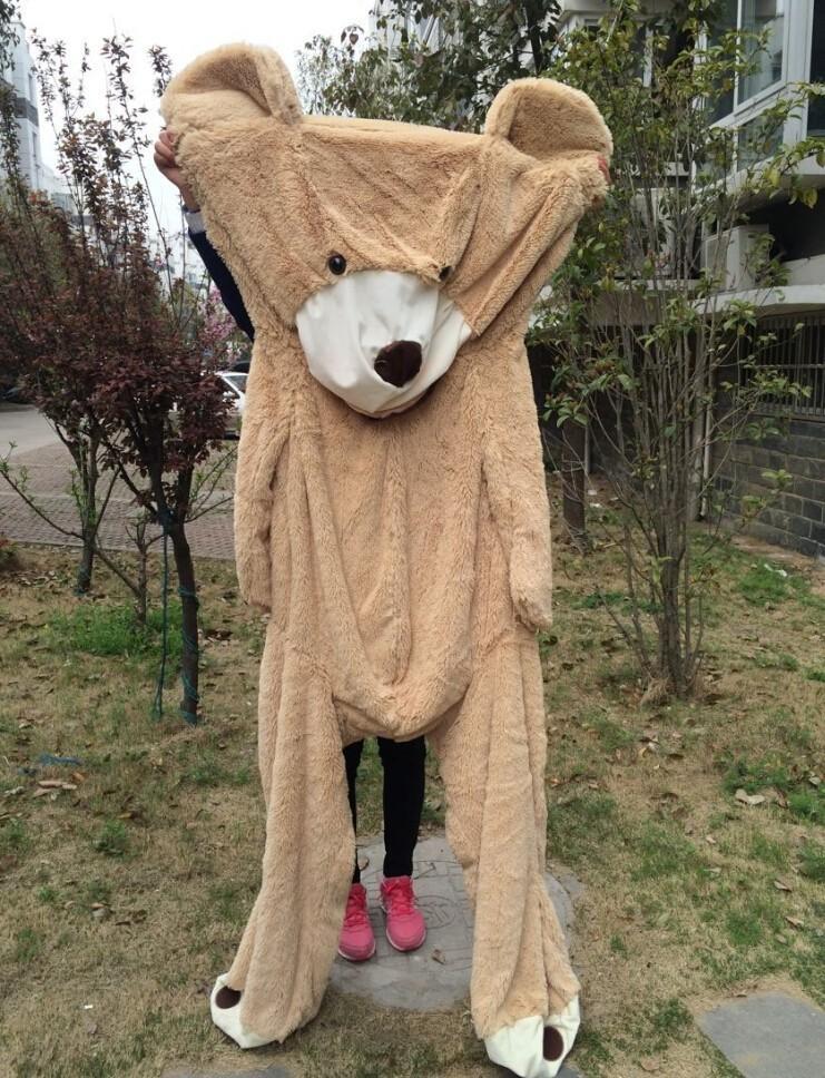 100cm-200cm America Giant Teddy Bear Plush Toys Soft Teddy Bear Skin Popular Birthday & Valentine's Gifts For Girls Kid's Toy