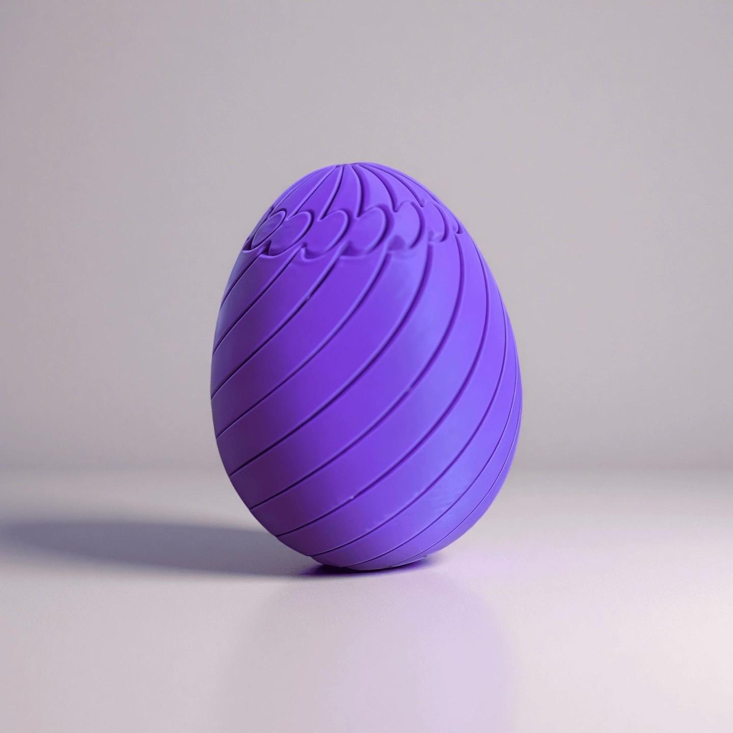 3D Printed Gear Ball Spin Ball Stress Relief Toy, Easter Egg Relaxation Gift for Kids & Adults, Perfect Easter Present