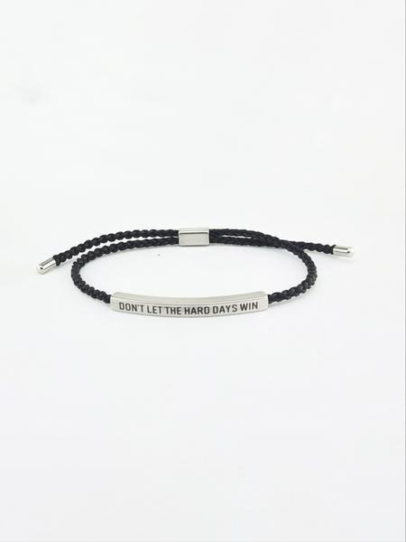 Stainless Steel & Bracelet, Adjustable 10 Inch Design, Custom Engraved Message, Elegant Style for All Occasions, High Quality Bracelet