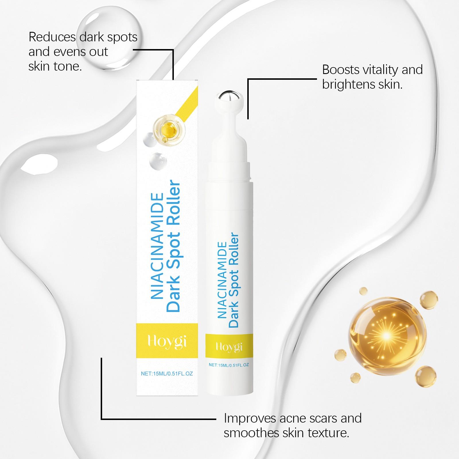 Hoygi Niacinamide Rollerball Essence, 15ML*2, Locks in Moisture, Lightweight Hydrating Formula, Easy Absorption Skincare Serum