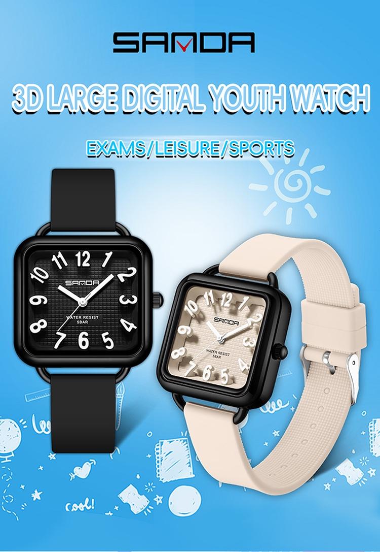 Women's Quartz Watch, Fashion Casual Style, Waterproof, Zinc Alloy Case, Soft Silicone Band, Comfortable Wear, Gift Idea for All Ages