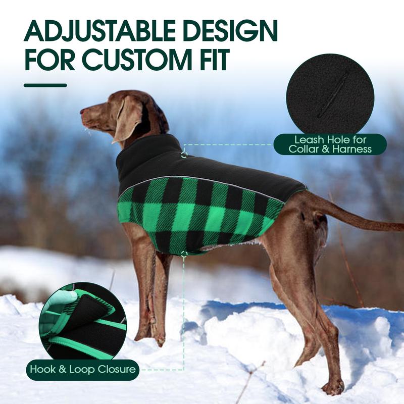 Kuoser Reversible Dog Coat, Warm Waterproof Dog Jacket, British Style Plaid Dog Winter Coats, Puppy Cold Weather Vest Windproof Outdoor Clothes Dog Snow Jackets for Small Medium Large Dogs Kuoser Reversible Dog Coat, Warm Waterproof Dog Jacket, British Style Plaid Dog Winter Coats, Puppy Cold Weather Vest Windproof Outdoor Clothes Dog Snow Jackets for Small Medium Large Dogs
