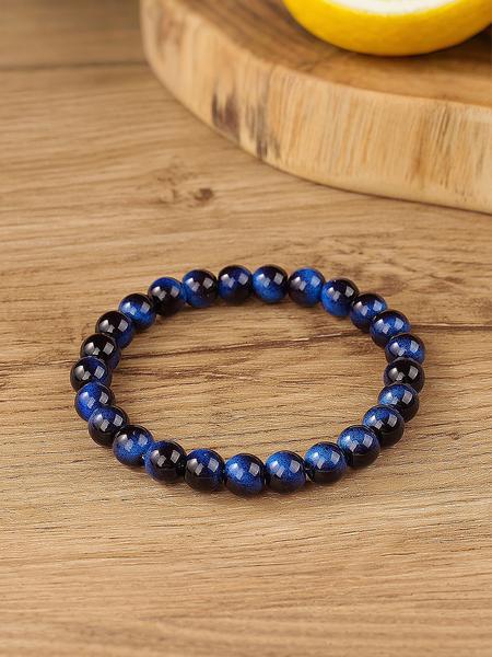 Natural Crystal Blue Tiger Eye Beads, Hand Selected Crystals, Enhance Spirituality, Reduce Emotions, Safe Protection Jewelry Gift for Friends