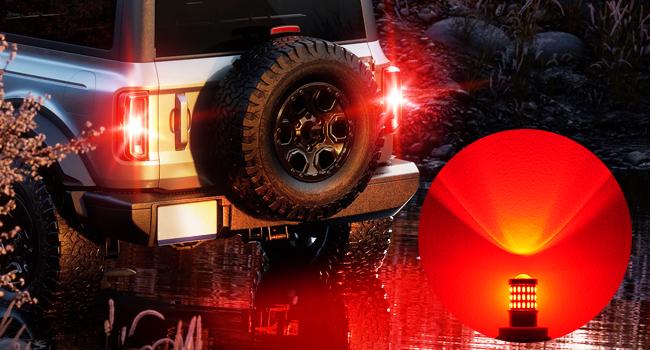 Nilight 57LED 1157 Red 2057 2357 BAY15D 7528 LED Bulb (Pair) Lighting  #FathersDayGift