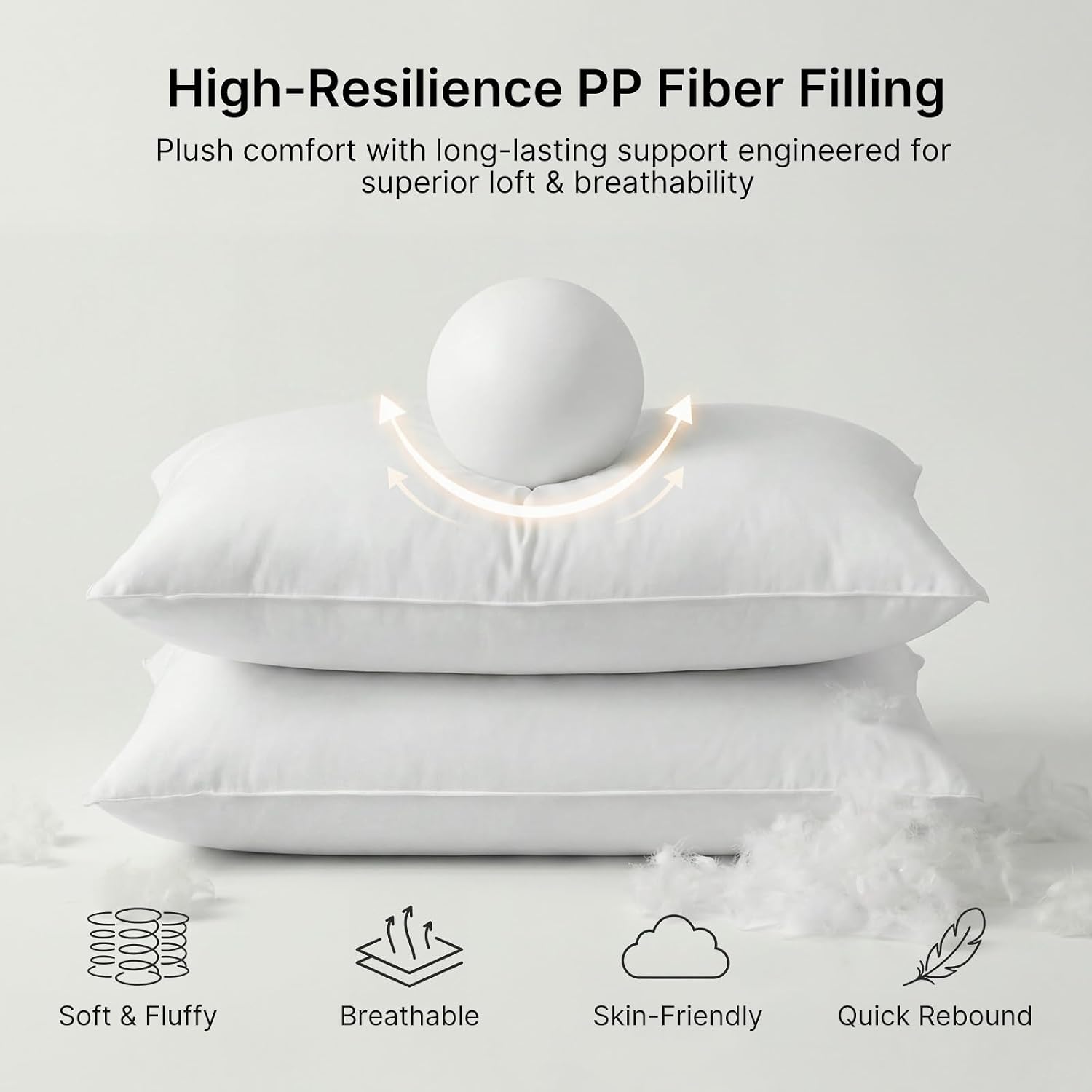 Outdoor Throw Pillow with Inserts, Outdoor  Pillow Water Resistant for Patio Furniture, 18x18 Inch Outdoor Pillows with Removable Zipper Cover