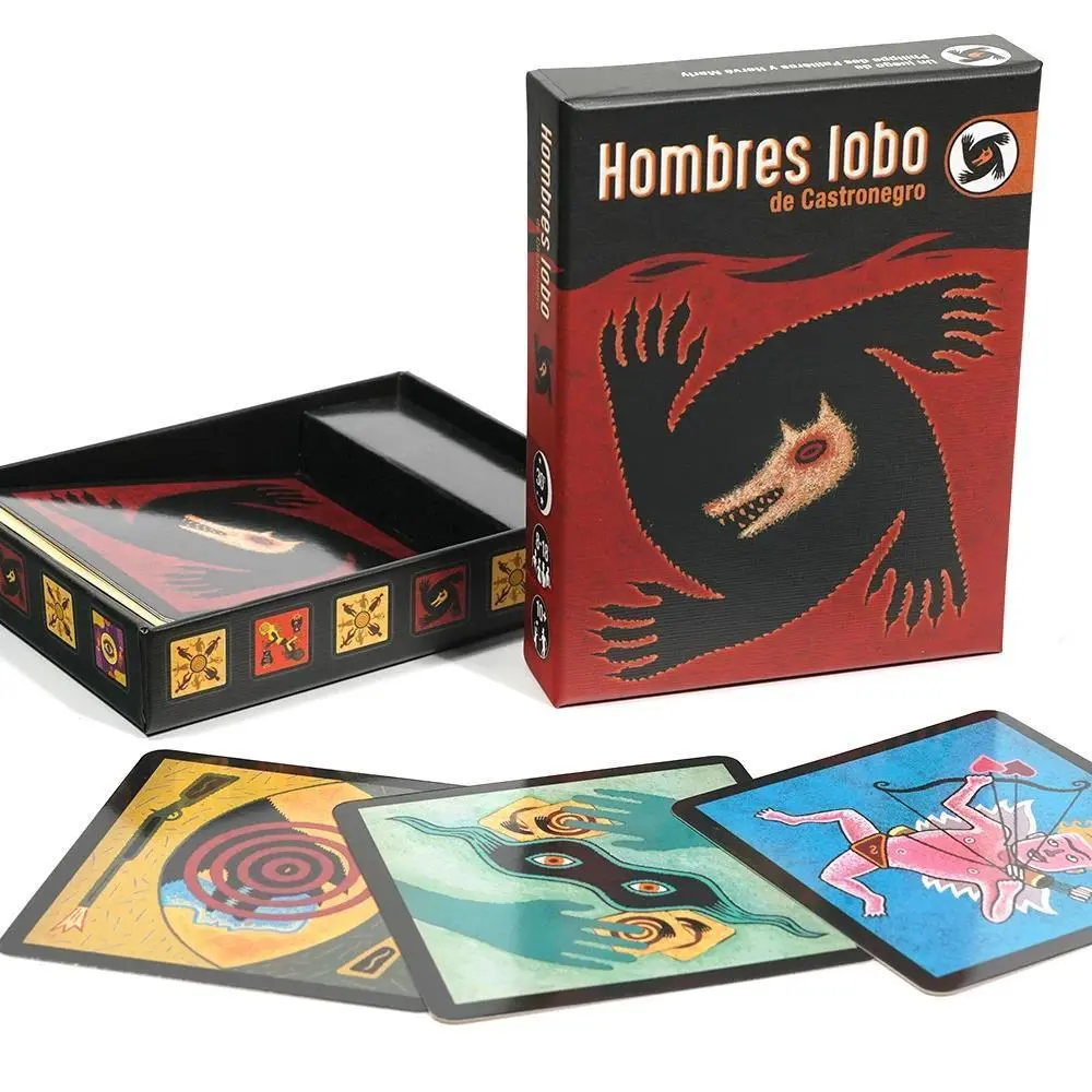Strategic Werewolf Card Game Social Deduction Party Game Hidden Roles Bluffing Team Battle Fast Fun Family Game Night Travel