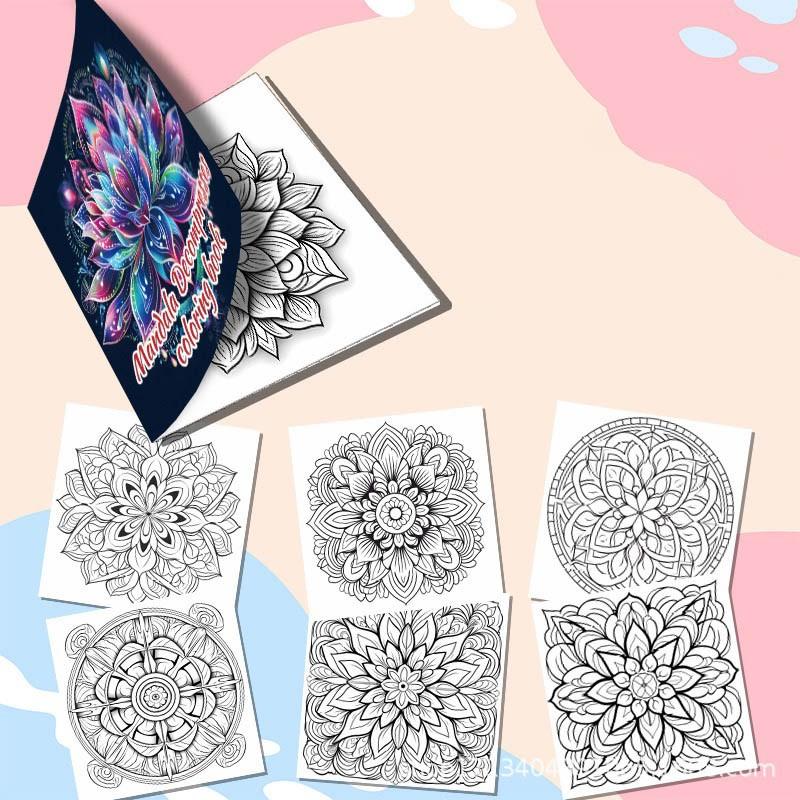 Creative Coloring Book for Teens and Adults, Unique Art Supplies, Perfect Birthday Gift for Friends, DIY Drawing Activity