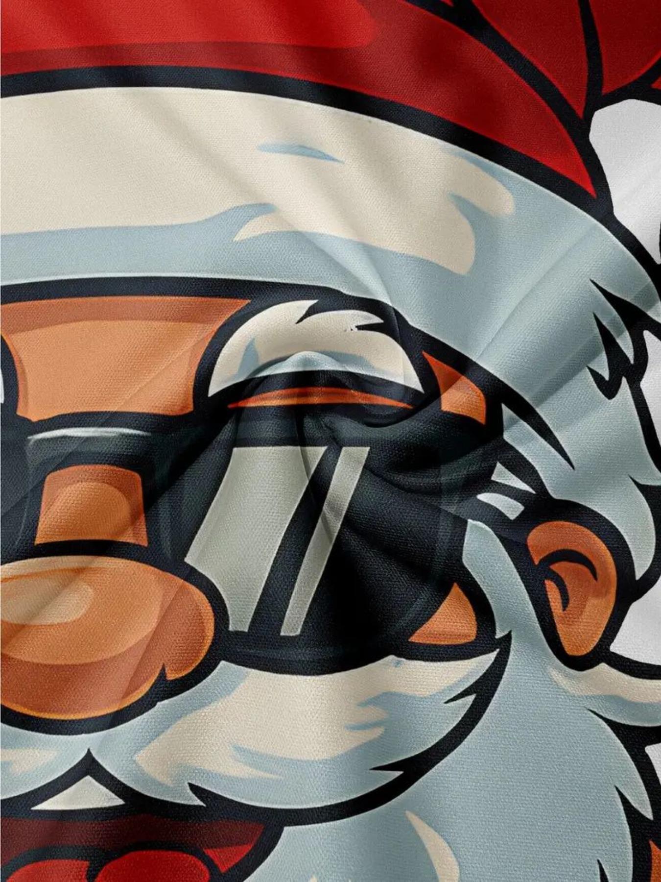 Men's 3D Printed Hoodie and Pants Set, Casual Sportswear for Spring & Fall, Regular Fit Long Sleeve, Christmas Essential