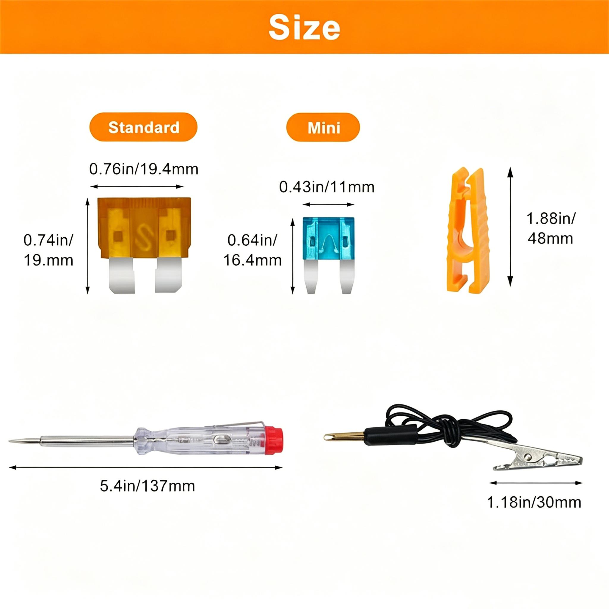 306PCS&Car Blade Fuse Assortment Set withAssorted Car Blade Fuses in Colorful PlasticPallets for Automotive﻿
