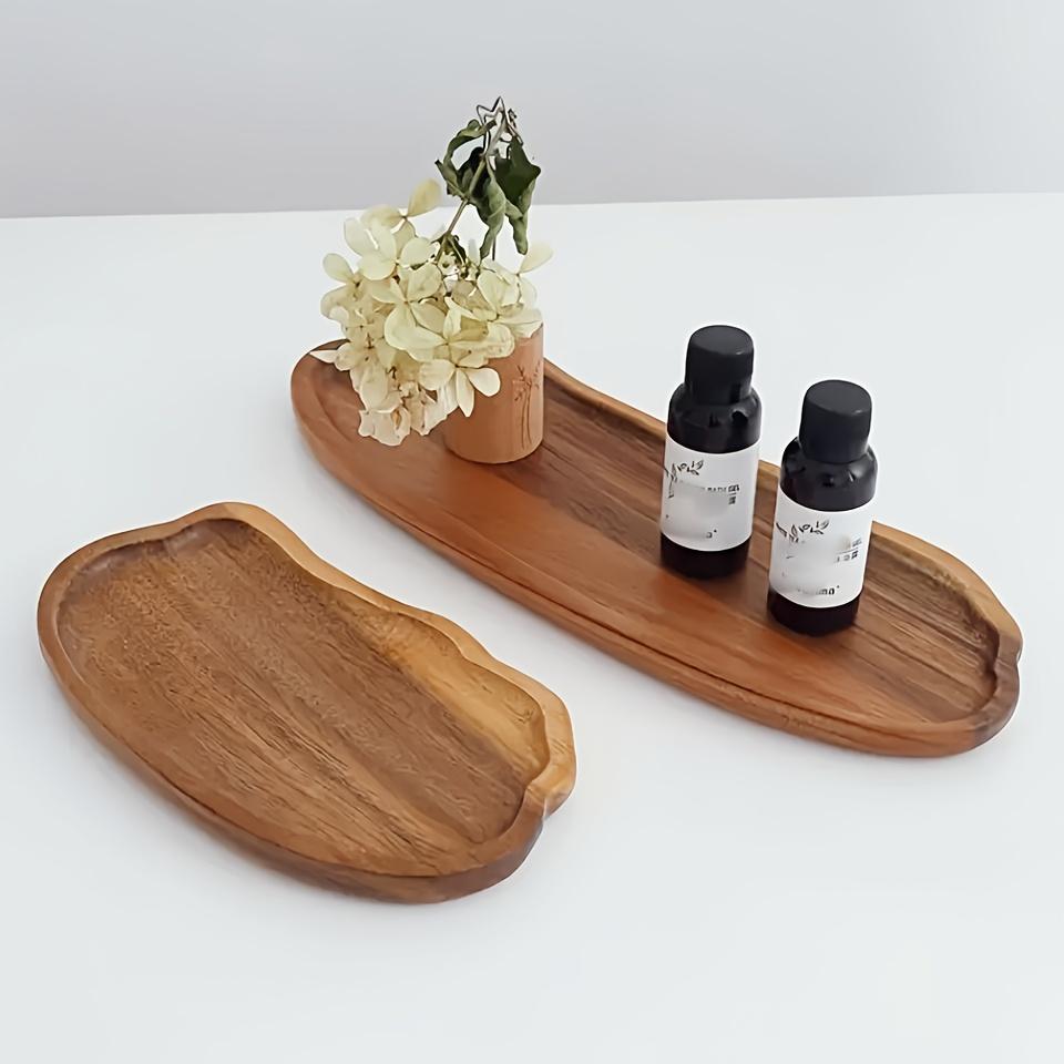 1/2 Set Wooden Tray, Multi-functional Wooden Tray, Cloud-shaped Tray, Cosmetic Display Tray, Perfume Tray, Bathroom Tray, Tableware Tray, Cake Tray, Kitchen Tray, Garden Tray, Party, Outdoor Festival, Buffet Tray, Display Tray, Decorative Tray, Party Tray