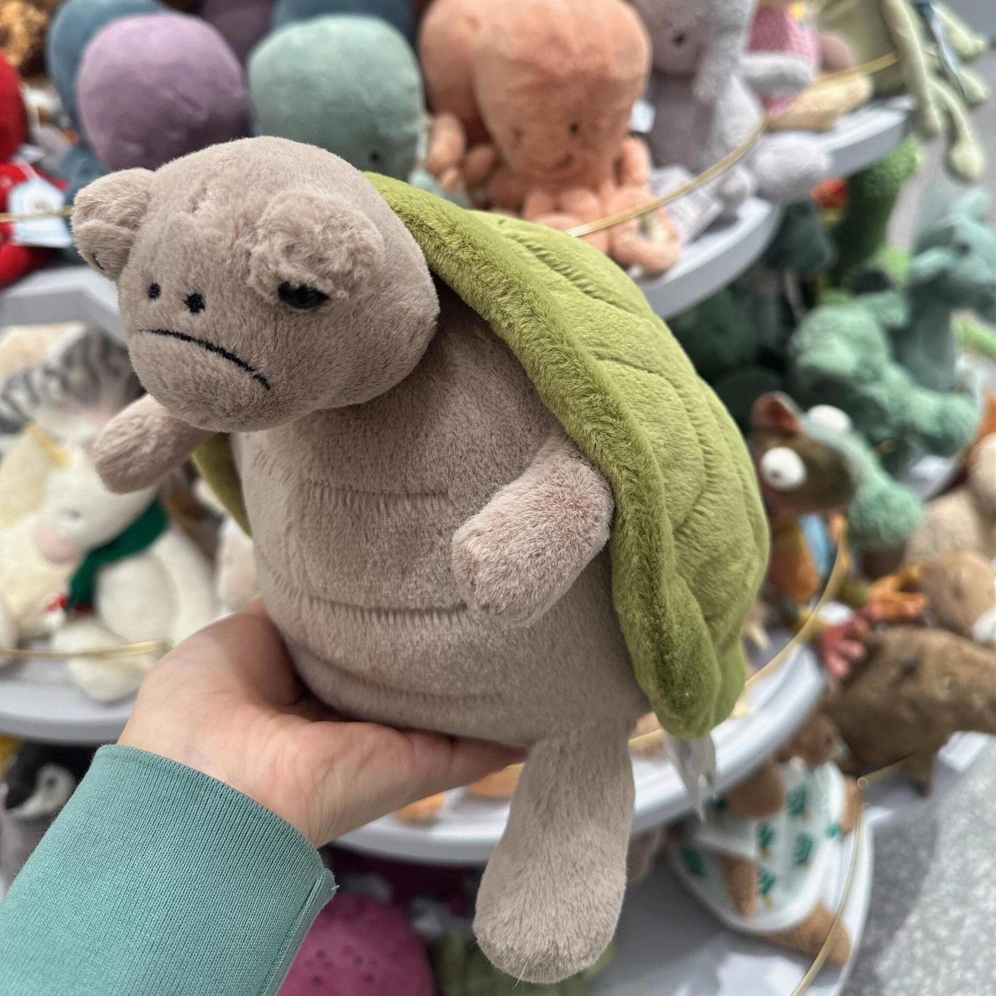 Premium Turtle Baby Doll Plush Toy, Soft and Cuddly Stuffed Animal, Perfect Gift for Kids, Christmas, Easter, Thanksgiving, Birthday