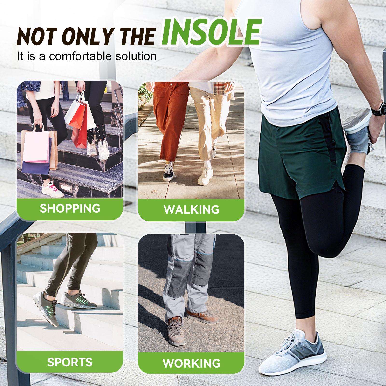 Dr.Laolis's Plantar Fasciitis Feet Insoles for Men & Women, Heavy-Duty High Arch Support  Insole, Shock-Absorbing Insoles, Orthotic Insoles, Trim-To-Fit Design, Ideal for Running, Hiking, Work Boots, Shoes, Footwear, Foot Pads