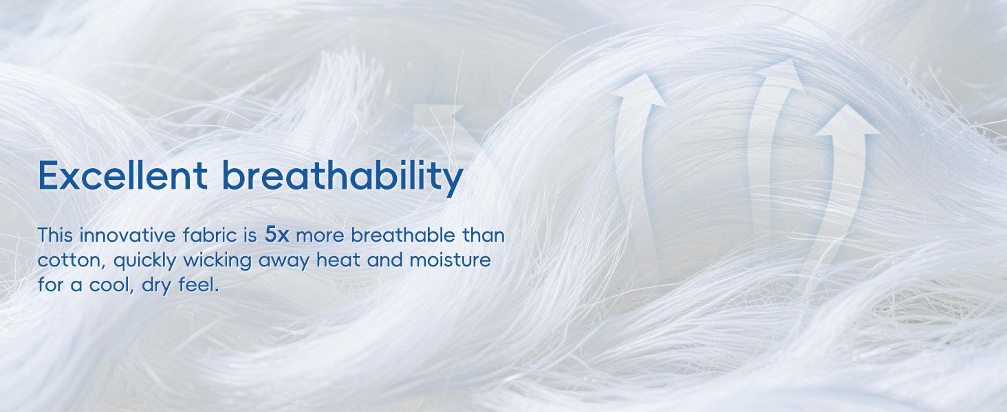 PHF Cooling Comforter King Size, EcoCosy Breathable Cooling Blanket for Hot Sleepers, Soft Lightweight Q-Max>0.52 Summer Silky Comforter for Night Sweats to Keep Cool Super Fluffy Duvet Duvet Insert