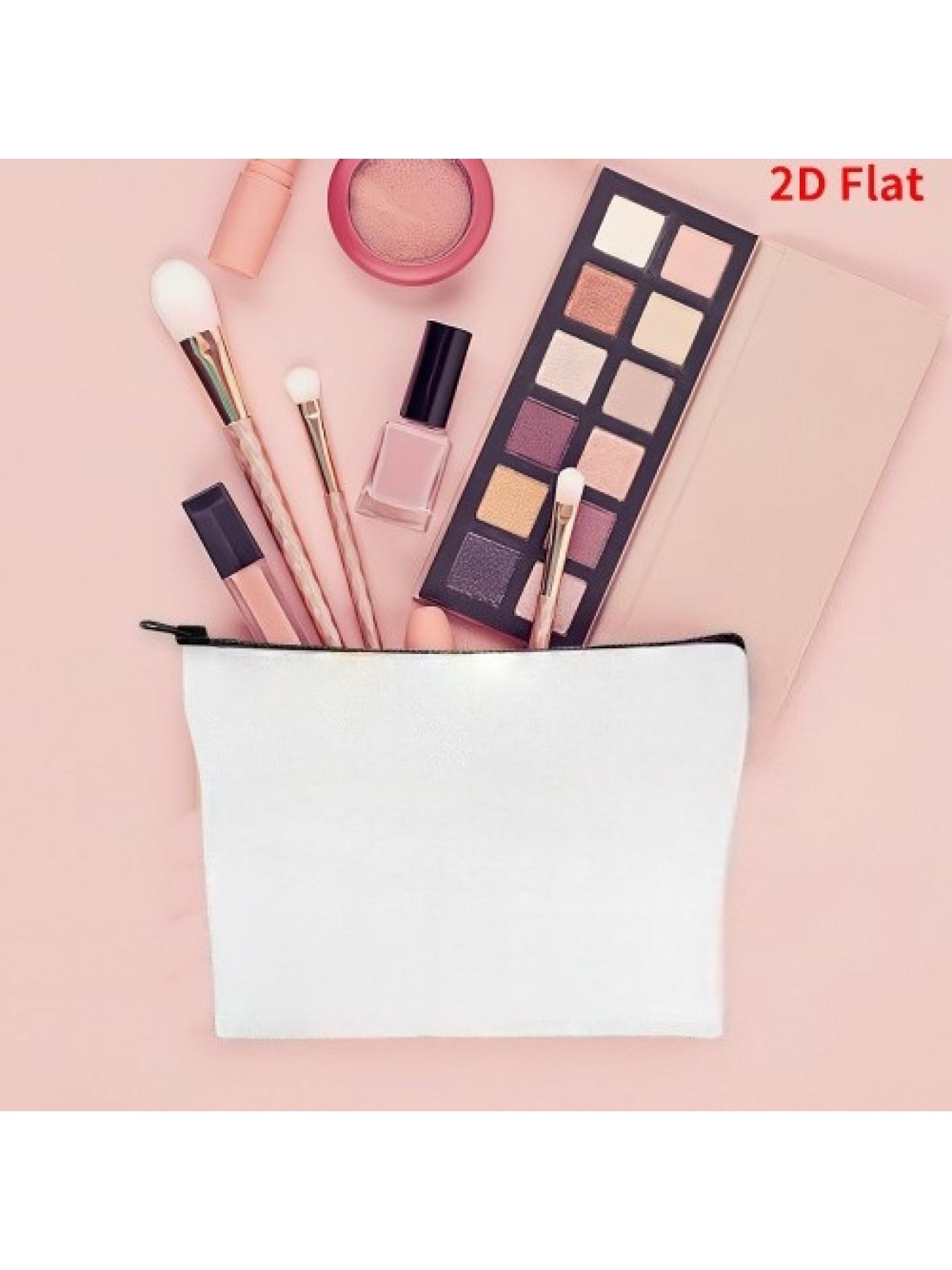 Blisswave Cosmetic Bag with Name, Personalised Cosmetic Bag from A to Z, High-Quality Metal Zip, Exquisite Print Design, Lined, Personalised Gifts for Women and Girls (White)