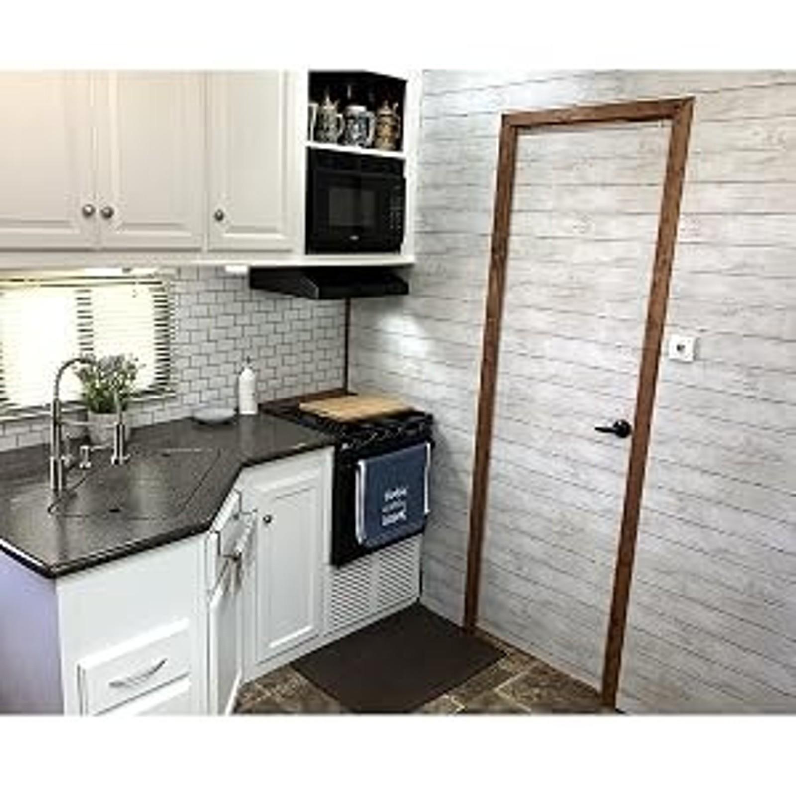 393"X17.7" Wood Peel and Stick Wallpaper White Self Adhesive Removable Vintage Wood Plank Contact Paper for Bathroom Decor Walls Covering Wardrobe Large Size Vinyl