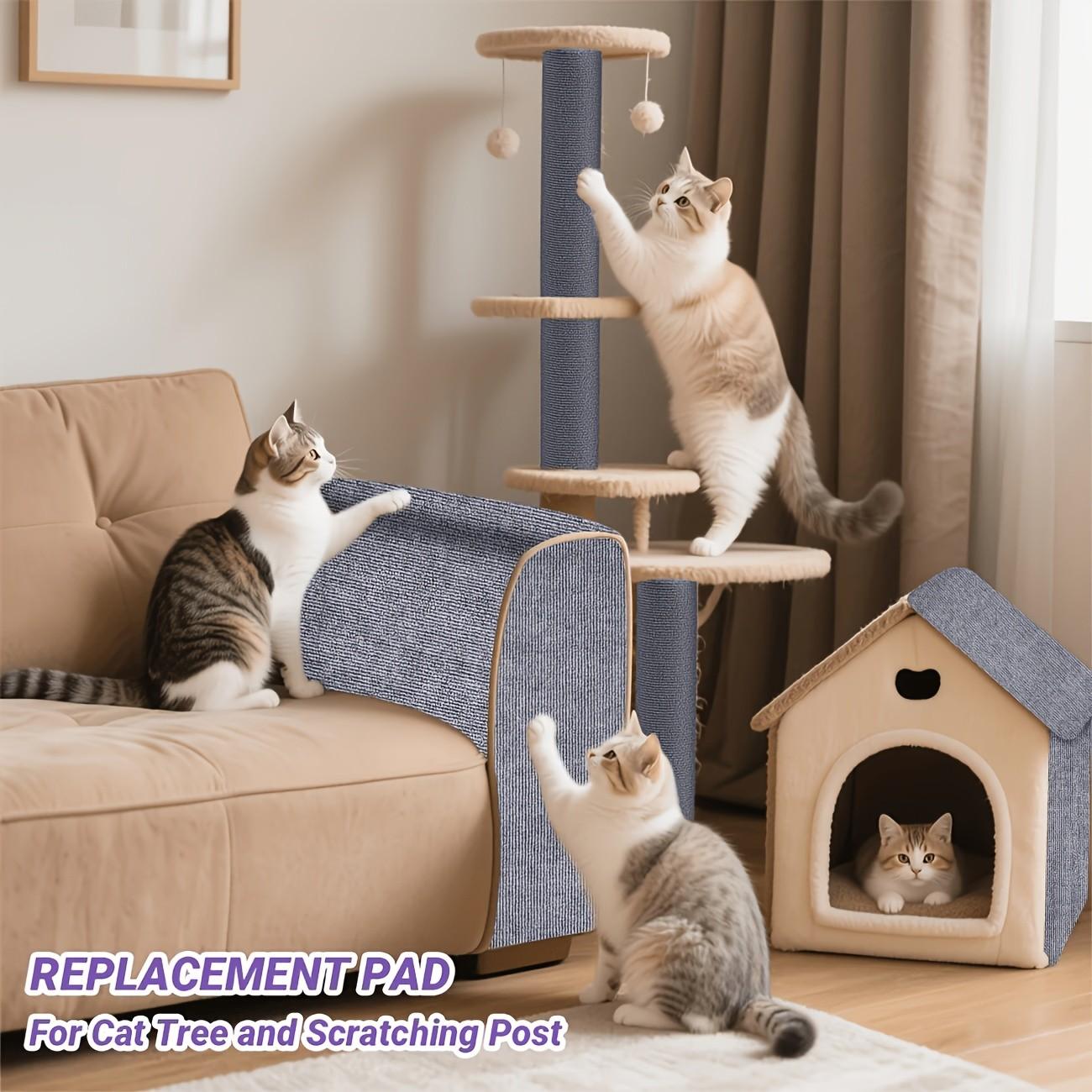 2 Rolls Thick Self-Adhesive Cat Scratch Board, Anti-Scratch Pad, Cuttable Furniture Sofa Door Wall Cat Climbing Rack Protector Film