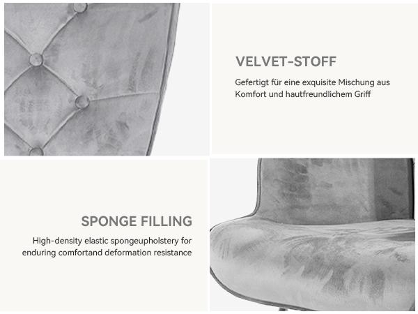 Mid Century Modern Accent Chair, barstools Upholstered Tufted Button Chairs, Living Room Reading Wingback Armchair, Side Chair for Living Room Bedroom vanity chair