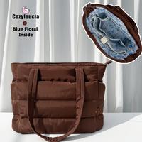 Caramel -Blue Floral