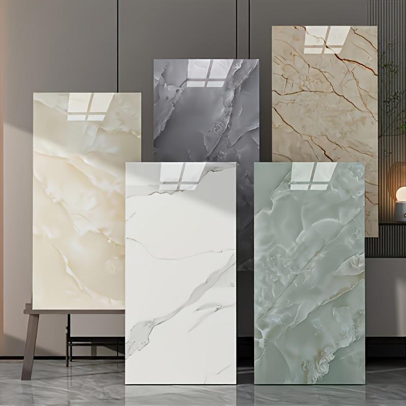 20/40Pcs Large White Marble Tile Wall Stickers, Wall Paper, Easy Peel & Stick, Waterproof Self-Adhesive Panels for Kitchen, Living Room, Bathroom, Corridor, Home and Dormitory - 23.62*11.8 inch Decorative Decal Smooth Paint Ornaments 20/40Pcs Large White Marble Tile Wall Stickers, Wall Paper, Easy Peel & Stick, Waterproof Self-Adhesive Panels for Kitchen, Living Room, Bathroom, Corridor, Home and Dormitory - 23.62*11.8 inch Decorative Decal Smooth Paint Ornaments