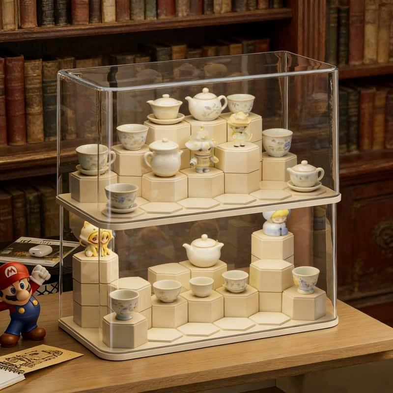 Blind Box Display Stand Transparent Dustproof Acrylic Figure Display Case, New Release for Collectors, Perfect Protection for Your Figures