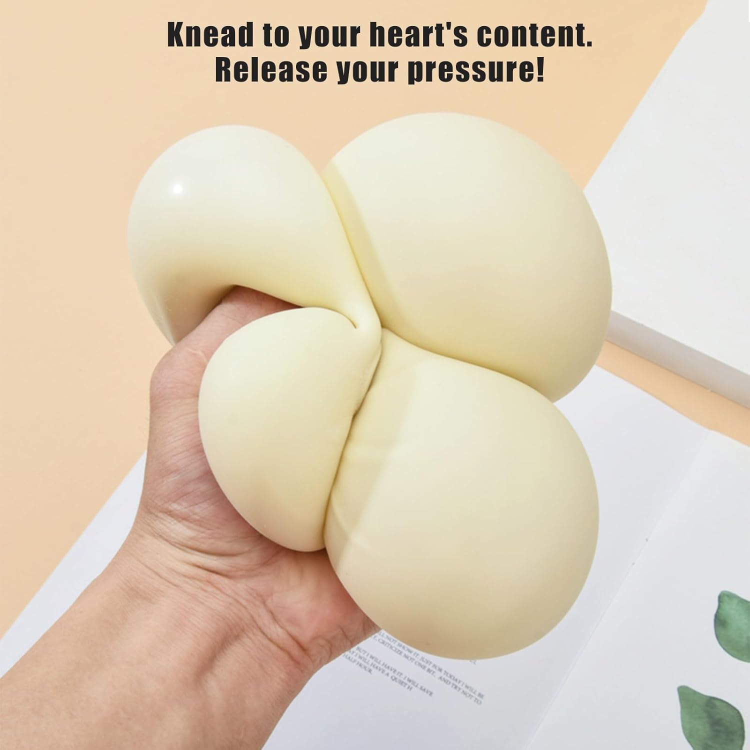 4pcs Colorful Dumpling Stress Balls, Squeeze Dough Ball Fidget Sensory Toy, Stress Relief Hand Toy, Bun with Food Steamer, Stretchy Desk Toys, Fidget Gadget