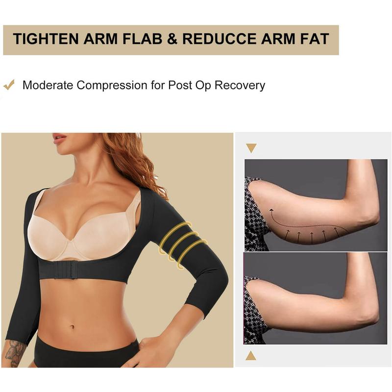 Women Arm Shaper Post Surgery Arm Lipo Compression Sleeves Arm Faja Front Closure Shapewear Women Arm Shaper Post Surgery Arm Lipo Compression Sleeves Arm Faja Front Closure Shapewear