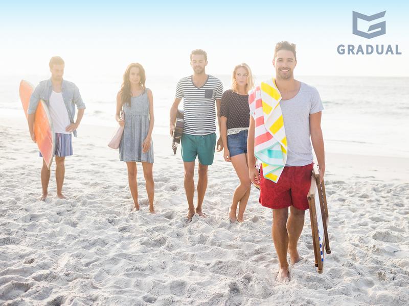 G Gradual Men's Swim Trunks Quick Dry Board Shorts Swimmingshorts with Zipper Pockets Beach Shorts Swimmingtrunks for Men Breathable Swimtrunks