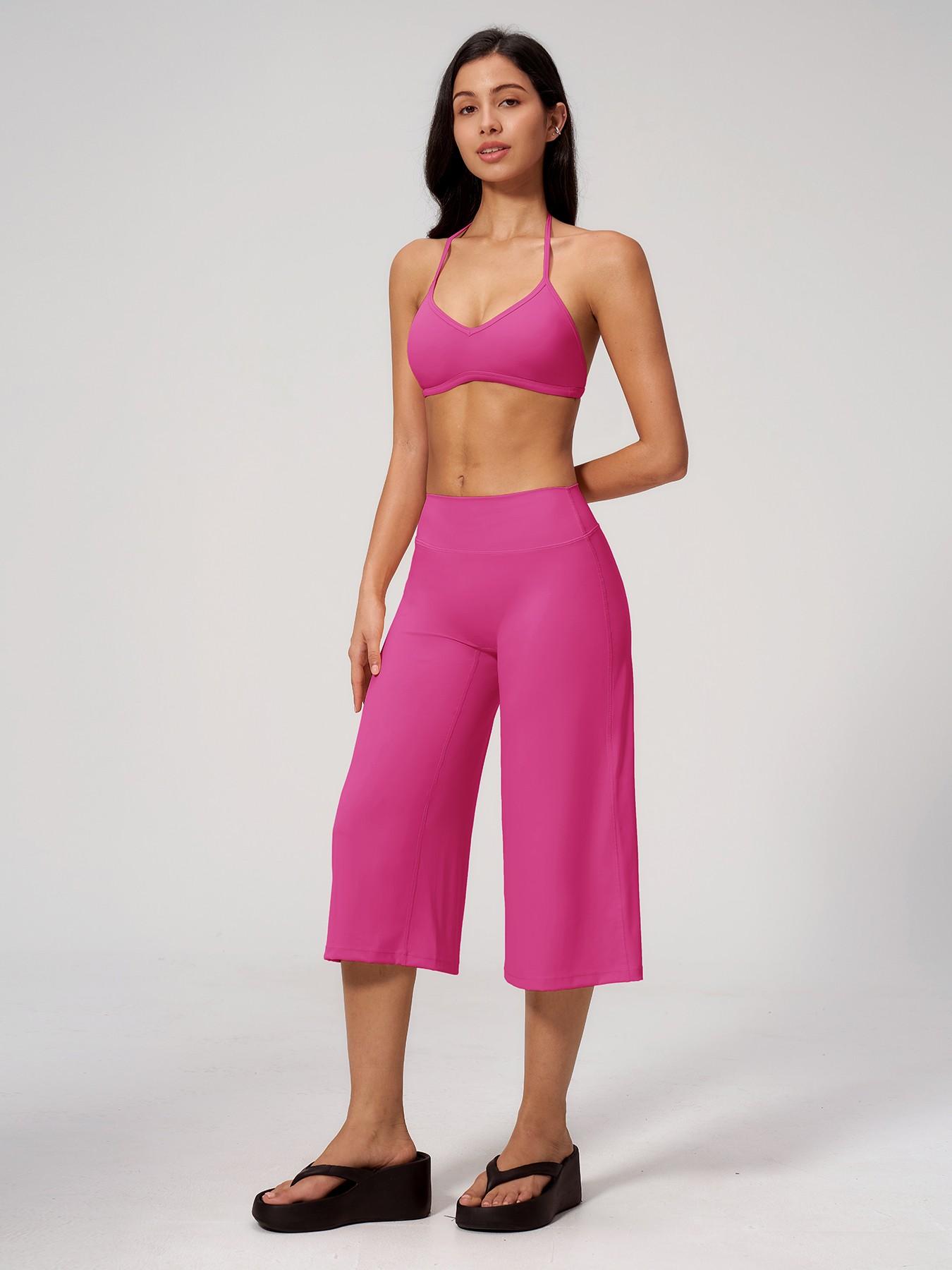 Women's Yoga Set, High-End Sport Bra with Shock Absorption, Tight Fit Quick-Dry High-Waist Shorts, Yoga for Women