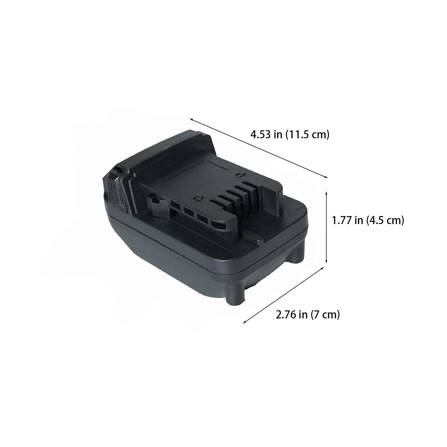 Battery Adapter for De walt 20V Li-Ion Batteries Convert to Milwaukee 18V/20V Tools