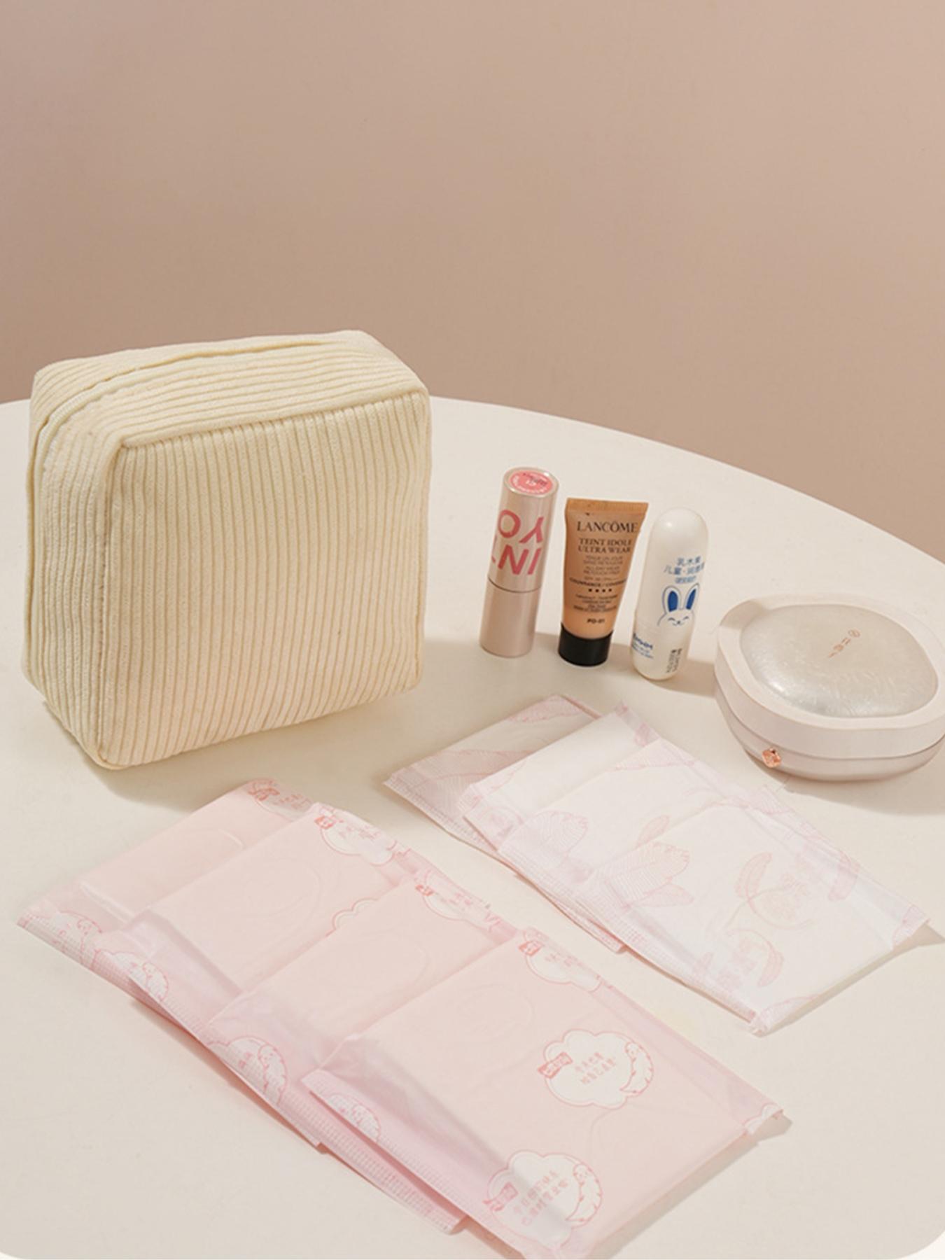 Mini Makeup Bag, Small Travel Organizer, Zippered Portable Case, Durable and Lightweight, Ideal for Women, School, Work, Travel