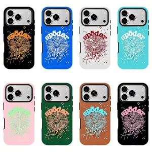 S-Sp5der Phone Case — Minimalist Mesh Pattern, Sleek Street-Style Protective Cover. Compatible with iPhone 11–17 Pro Max/Plus Series and Samsung Galaxy S23– Series. Soft, Drop-Resistant Protective Case.