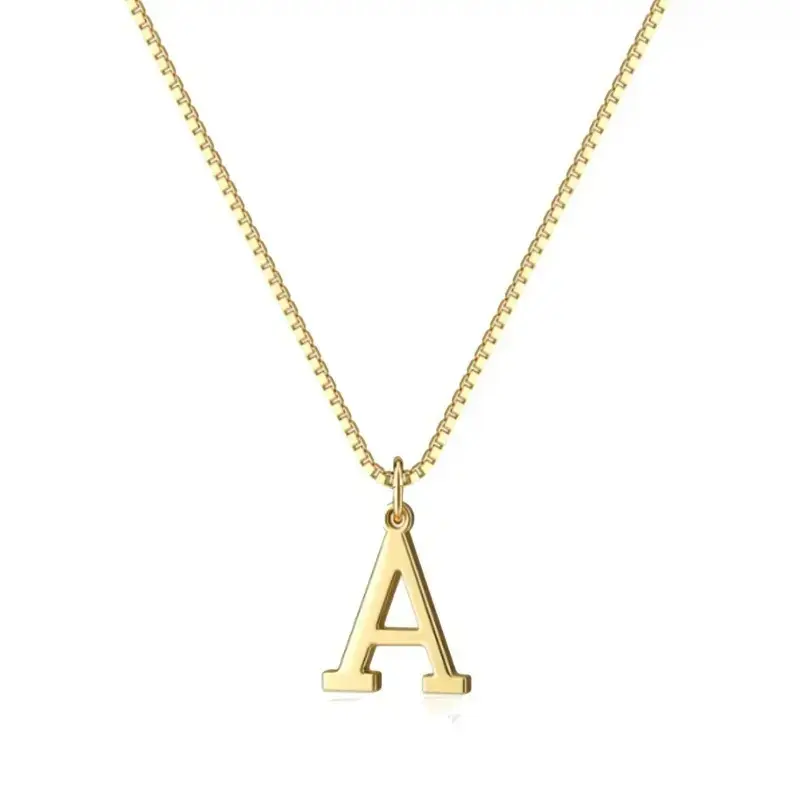 Trendy Tiny Monogram Initial Choker Necklace for Teen Girls, 2026 Dainty A‑Z Letter Pendant Personalized Jewelry, Modern‑Style Versatile Wear, Thoughtful Present for Black Friday, Christmas and Valentine’s‑Day Celebrations