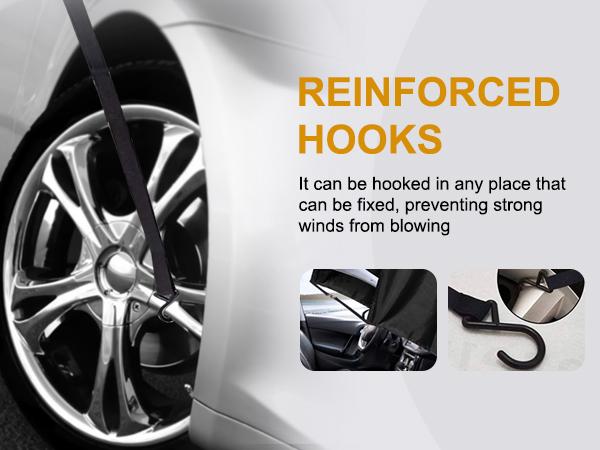 Windshield Snow Ice Cover for Cars, Extra Larger Size 82"x 62" Shade, Waterproof Winter Frost and Sunshade Cover with Side Mirrors Cover, Windshield Protector for Cars, SUVs, Trucks