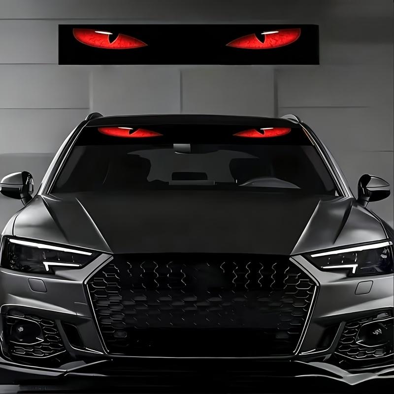 Multi-style Monster Eye - Car Windshield Sticker - Can Be Installed on Car Hoods, Front Windshields, and Rear Windshields as Decorative Decals