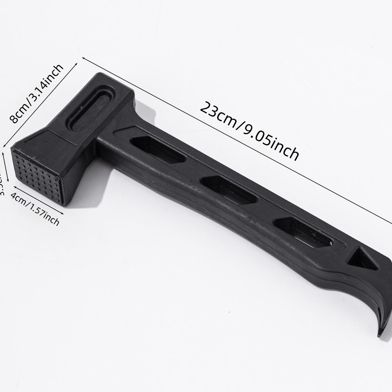 Outdoor Camping Tent Peg Hammer Plastic Awning Hammer, Durable Ground Stake Tool for Campsite Setup, Essential Outdoor Gear Accessory