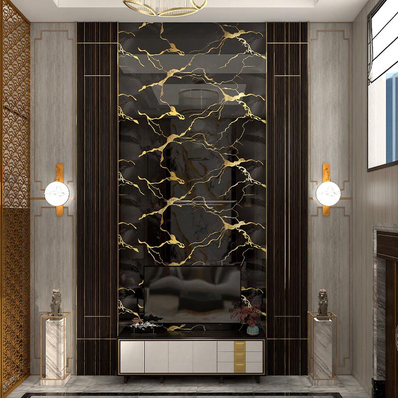 Marble Pattern Decorative Wallpaper Roll, 15.75in X 118.11in,  Waterproof Wallpaper Floor Sticker，Thickened Self-Adhesive , Easy to Clean & Install, DIY Decor for Kitchen, Bedroom, Living Room ,Bathroom，Vinyl Flooring
