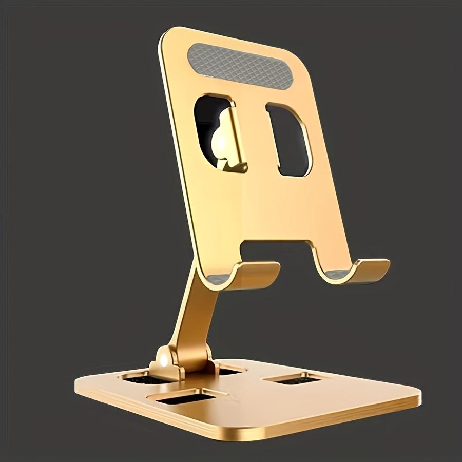 All Metal Foldable Lifting Mobile Phone Holder Lazy Desktop Holder Mobile Phone Tablet Universal Holder Multi Angle Adjustable Mobile Phone Holder Children's Online Class Mobile Phone Holder Base Compact And Portable