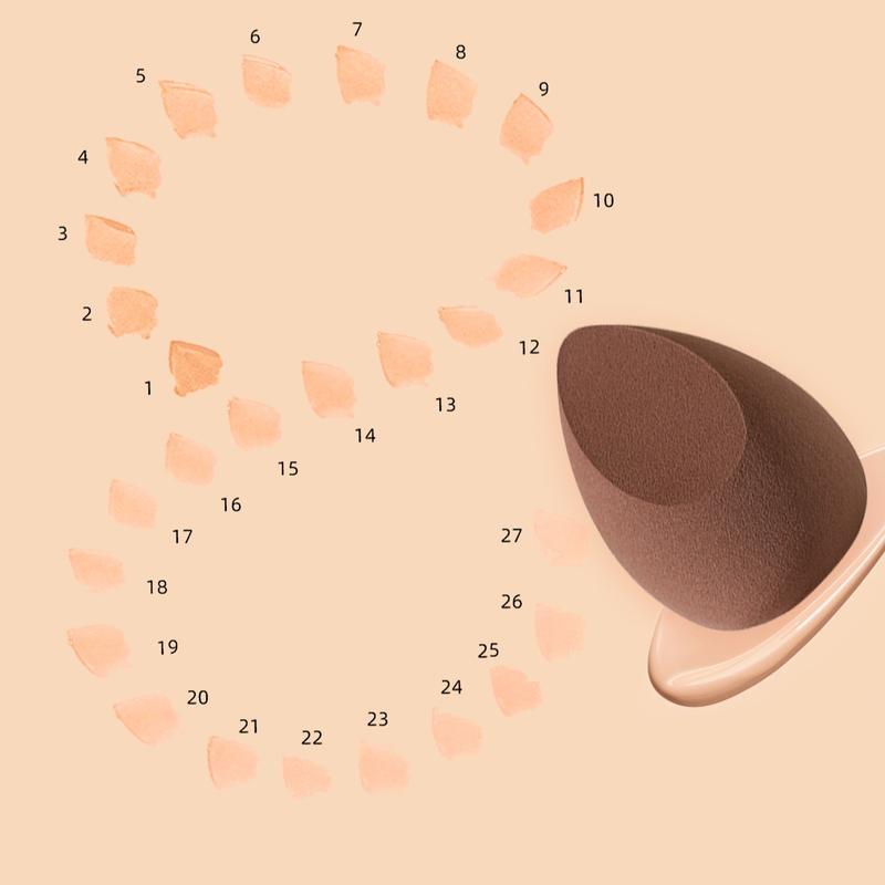 Makeup Tools Set for Women Summer Makeup, 9 Counts/set Including 6 Beauty Blender & 3 Makeup Powder Puffs, Soft Cosmetic Accessories for Contouring, Blending, Facial Detailing, Cosmetics Makeup Tool