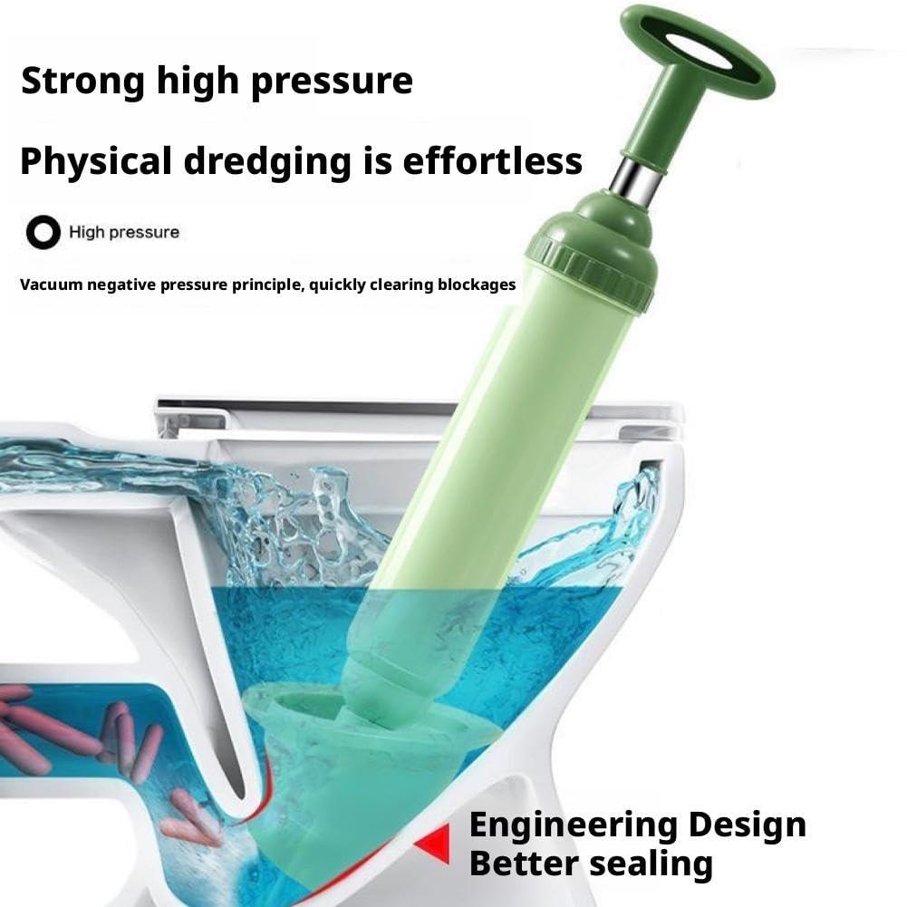 High-Pressure Toilet Siphon Pump, Powerful Drain Cleaning Tool, Abs Multi-Function Plunger, Ideal for Sink, Bathroom, Shower, Kitchen