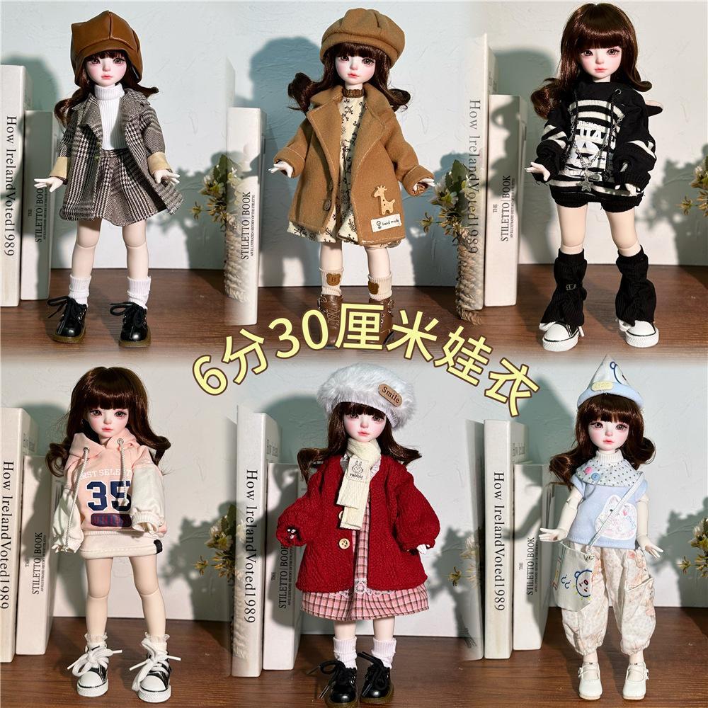 New Winter Suit for 30cm Doll Dress 1/6 BJD Doll Dress