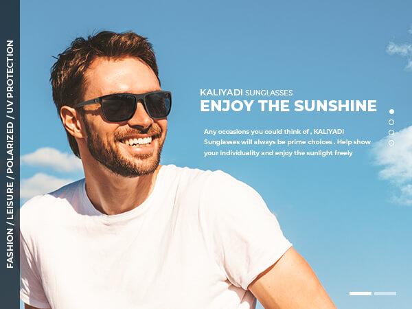 KALIYADI 3 Pairs Polarized Square Sunglasses qualty HD polzrized lenses Classic Design Lightweight Framework Unisex Travel Accessories Fits all face shapes UV400(S45)