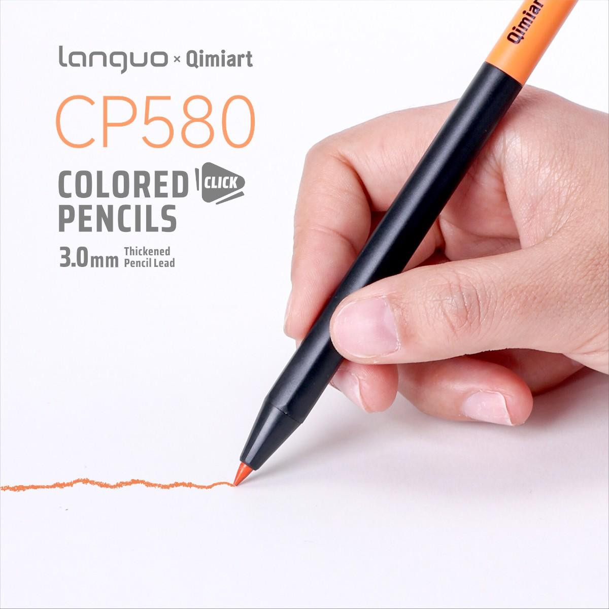 12 Color/96 Erasable Clicker Colored Pencils Set, Long-Lasting Writing, No Sharpening Needed, Student Drawing Art Supplies