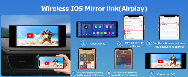 2025 10.3-inch Portable Carplay Screen for Car Compatible with Apple CarPlay and Android Auto,Wireless Car Play Unit with GPS Navigation,Bluetooth,Mirror Link, Rear Cam Touch Screen for All Vehicles 2025 10.3-inch Portable Carplay Screen for Car Compatible with Apple CarPlay and Android Auto,Wireless Car Play Unit with GPS Navigation,Bluetooth,Mirror Link, Rear Cam Touch Screen for All Vehicles