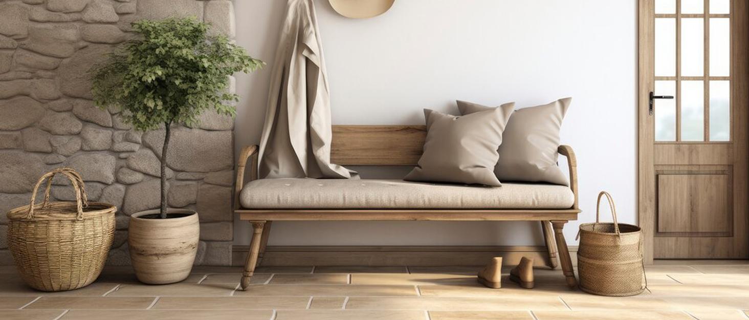 HOKYHOKY Reclaimed Solid Wood Console Table, 43.3" Farmhouse Entryway Table, Narrow Couch Tables Behind Sofa, 2 Tiers Accent Tables for Hallway, Entrance, Foyer, Living Room