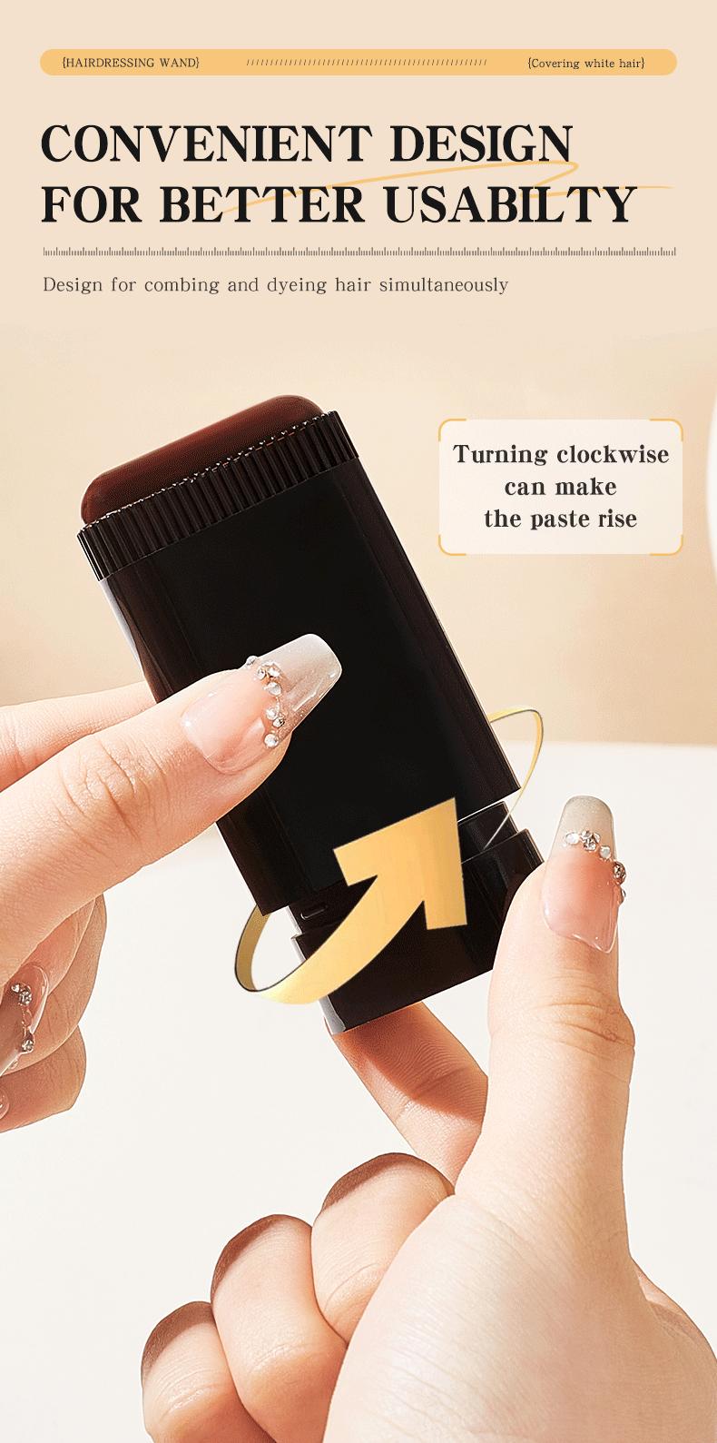 Bosuya Ultimate Hair Dye Comb (20ml) – Disposable Hair Dye Pen with Waterproof & Sweatproof Formula, Easy Application, Fast Color Replenishment, Long-Lasting & Non-Fading Color; Ideal for Blonde Highlights & Haircare.