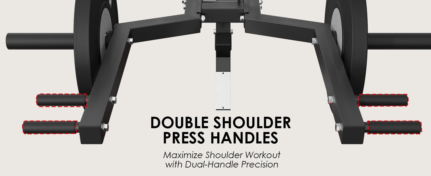 MIKOLO Deltoid and Shoulder Press Machine with Adjustable Seat & Backrest 800-Pound Capacity Upper Body Workout Equipment for Home Strength Training SpringStatements