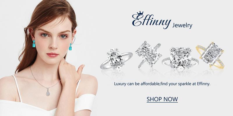 Effinny 1.0ct Classic Round Cut Full Eternity Wedding Ring In Sterling Silver,5A Cubic Zirconia Stackable Ring for Women In Sterling Silver Outdoorfun