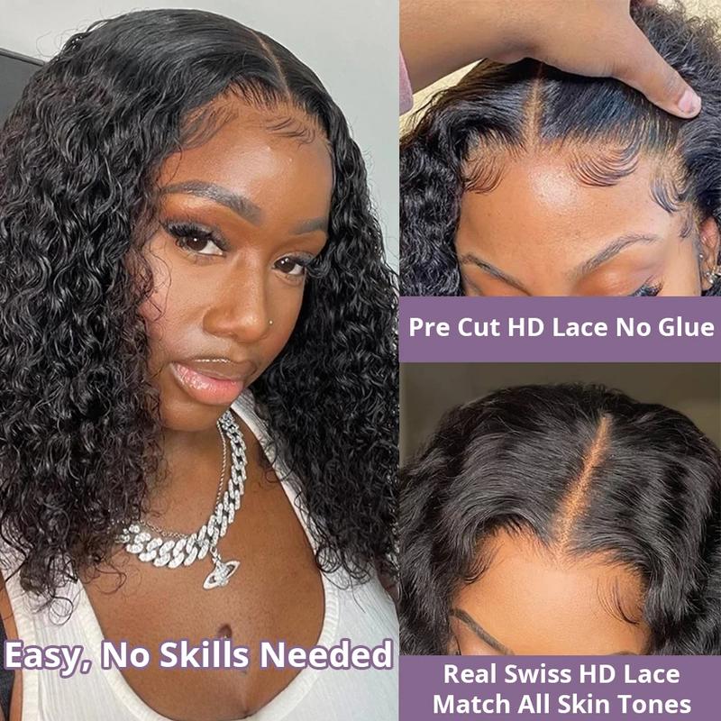 Bling Hair Glueless Wig Deep Wave 6X4 5X5 Pre Cut Lace Human Hair Wigs For Black Women 13x6 13x4 Hd Lace Frontal Wigs Beginner Friendly Ready to Wear Lace Closure Wigs TikTokShopBlackFriday