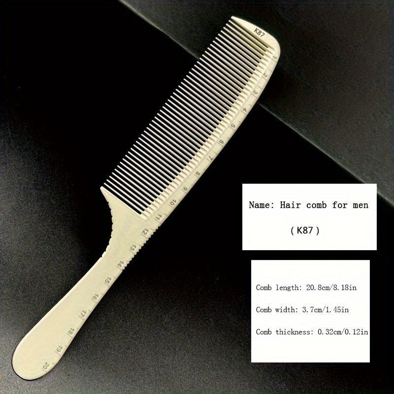 Professional Comb Set 6-Piece, Durable Haircut Tools for Salon and Home Use, Precision Cutting with Measurement Marks