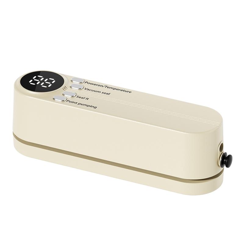 Portable USB Rechargeable Vacuum Sealer Machine, Multi-Functional Automatic Food Sealing System, 1200mah Battery, Includes 5 Bags